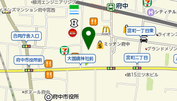 はなまるうどん 府中フォーリス店の地図画像