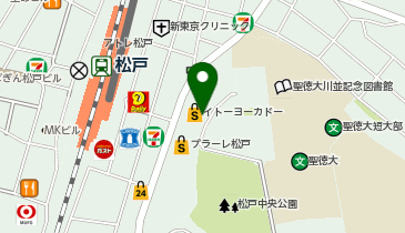 はなまるうどん イトーヨーカドー松戸店の地図画像