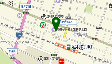 はなまるうどん 足利駅前店の地図画像