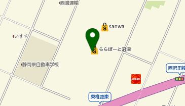 うまげな ららぽーと沼津店の地図画像