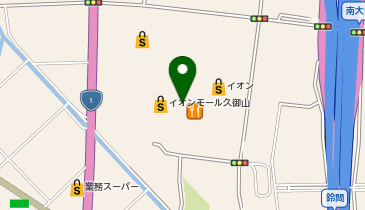 讃岐うどんの心 つるさく イオンモール久御山店の地図画像