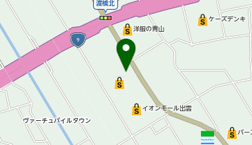 讃岐うどんの心 つるさく イオンモール出雲店の地図画像