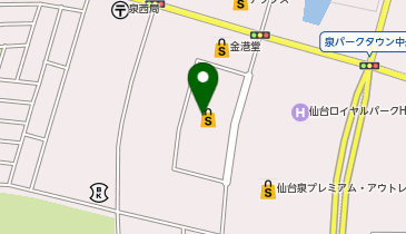 はなまるうどん 泉パークタウンタピオ店の地図画像