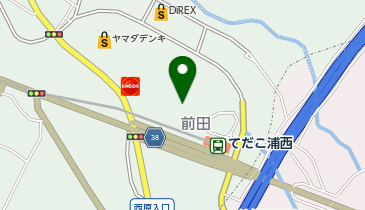 吉野家&times;はなまるうどん イオン浦西店の地図画像