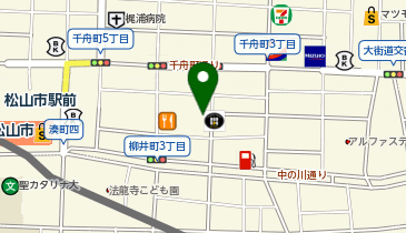 はなまるうどん 松山銀天街店の地図画像