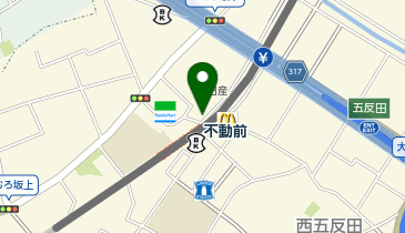 千吉 不動前店の地図画像