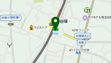 はなまるうどん エキア谷塚店の地図画像