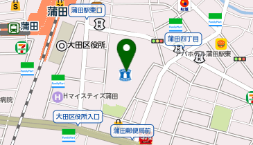 はなまるうどん 蒲田アロマスクエア店の地図画像