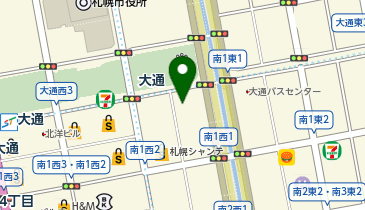 吉野家&times;はなまるうどん 札幌オーロラタウン店の地図画像