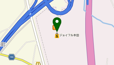 はなまるうどん ジョイフル本田宇都宮店の地図画像