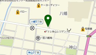 はなまるうどん 一宮八幡店の地図画像
