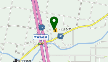 ウエルシア福島大森店の地図画像