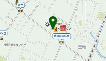 ウエルシアひたちなか堂端店の地図画像