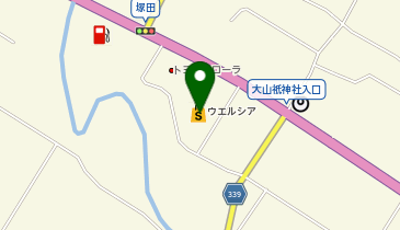 ウエルシア西会津店の地図画像