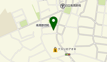 ウエルシア日立南高野店の地図画像