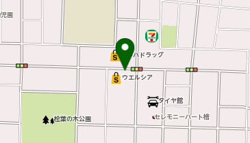 ウエルシア山形桧町店の地図画像
