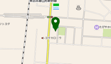 ウエルシア東根温泉町店の地図画像