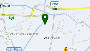 ウエルシア岩出中黒店の地図画像