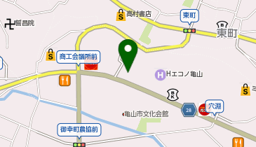 ウエルシア亀山東御幸町店の地図画像