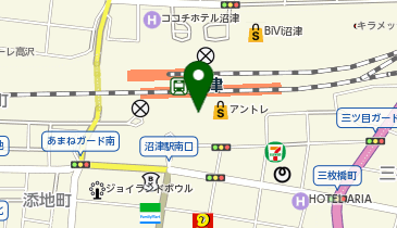 ウエルシア沼津アントレ店の地図画像