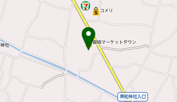 ウエルシアマーケットタウン御坂店の地図画像
