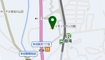 ウエルシアイオンタウン川西店の地図画像