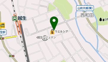 ウエルシア越生店の地図画像
