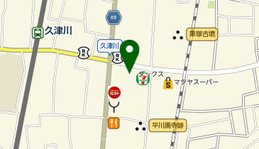 ダックス城陽久津川店の地図画像