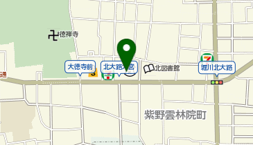 ダックス京都紫野店の地図画像