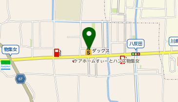 ダックス向日物集女店の地図画像