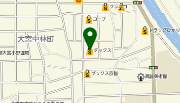 ダックス京都大宮紫竹店の地図画像