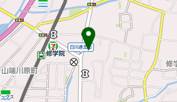 ダックス左京修学院店の地図画像