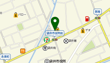 ウエルシア袋井市役所前店の地図画像