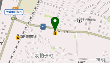 ダックス宇治神明店の地図画像