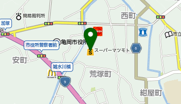 ダックス亀岡荒塚店の地図画像