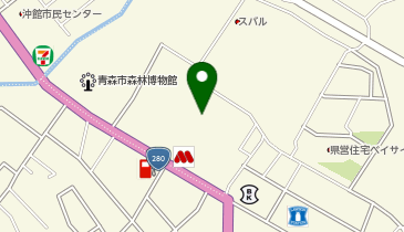 ハッピー・ドラッグ 青森沖館店の地図画像