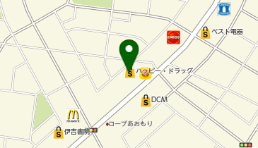 ハッピー・ドラッグ 八戸類家中央店の地図画像