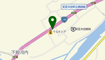 ウエルシア山県安芸太田店の地図画像