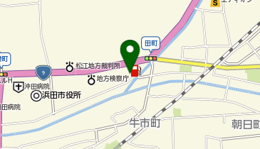 ウエルシア浜田田町店の地図画像