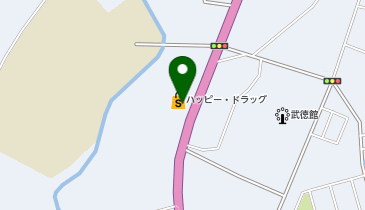 ハッピー・ドラッグ 青森鶴田店の地図画像