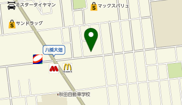 ハッピー・ドラッグ秋田泉北店の地図画像