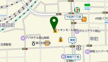 カラースタジオ イオンモール岡山店の地図画像