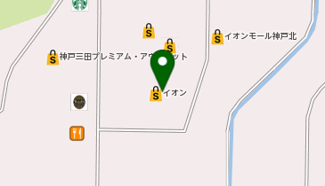 カラースタジオ イオンモール神戸北店の地図画像