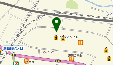 ウエルシアイオンモール成田店の地図画像