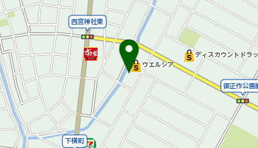 ウエルシア大泉中央店の地図画像