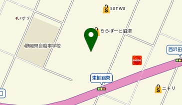 ウエルシアららぽーと沼津店の地図画像