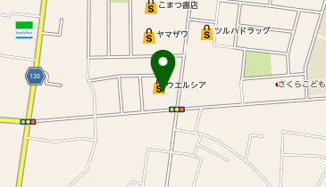 ウエルシア東根神町店の地図画像