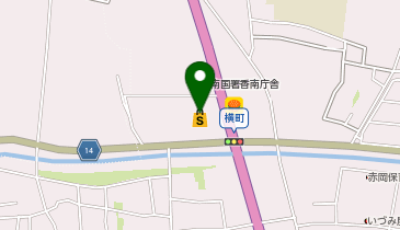 よどやドラッグ香南赤岡店の地図画像