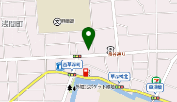 ウエルシア静岡長谷通り店の地図画像
