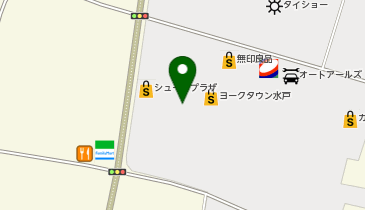 ウエルシアヨークタウン水戸店の地図画像